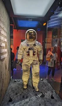 Armstrong's space suit Stock Photos