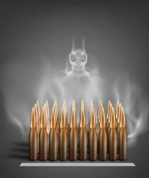 Army ammunition Stock Illustration