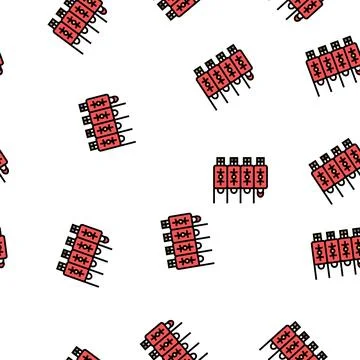 Army ancient rome vector seamless pattern Stock Illustration