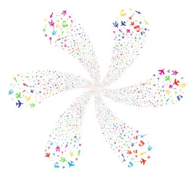 Army Attack Twirl Explosion Stock Illustration