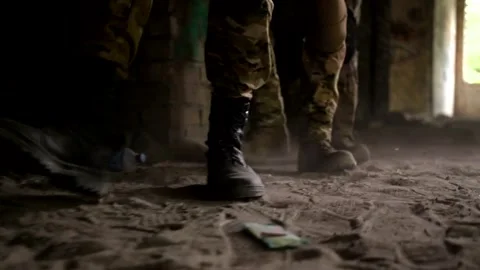 Army boots Stock-Footage 204832903