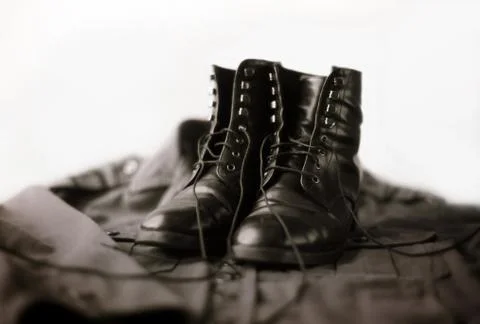 Army Boots Stock Photos