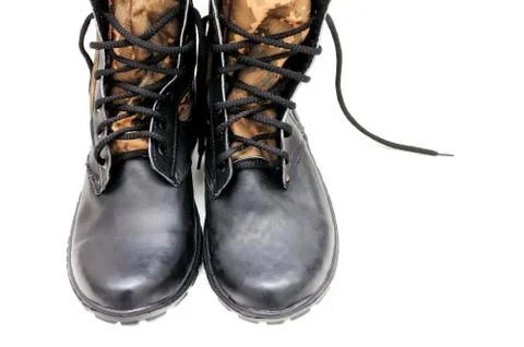 Army boots Foto stock