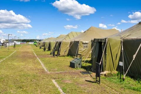 Army camp Stock Photos