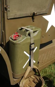 Army Canister Stockfoto's