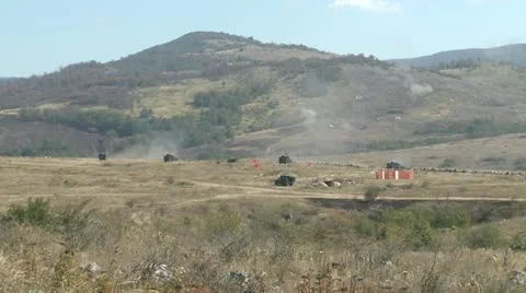 Army in combat 3 Stock Footage 11162410