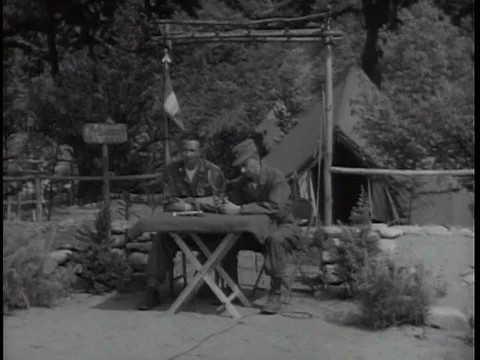 An army division fight in combat in simulated battle conditions for training Stock-Footage 75287197