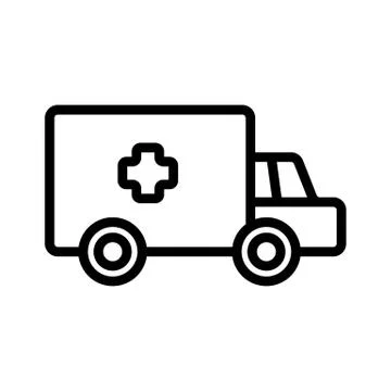 Army Doctor Machine Icon Vector. Isolated contour symbol illustration Stock Illustration