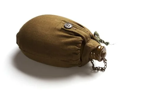 Army flask Stock Photos
