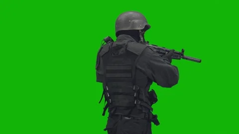 Army Formation Green Screen Stock Footage 281014788