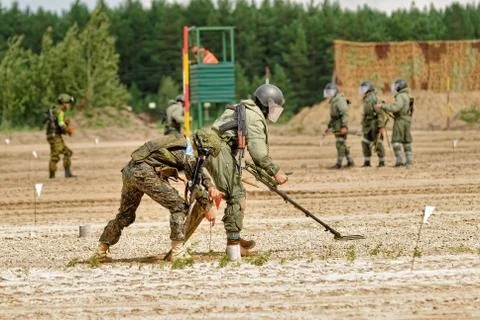 Army Games-2017. Safe Route contest. Tyumen.Russia Stock Photos
