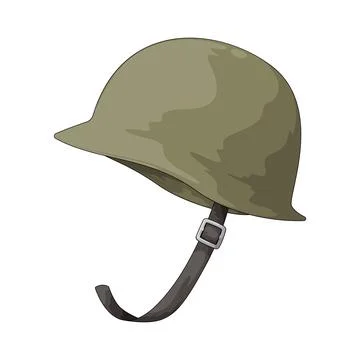 Army helmet illustration Stock-Illustration