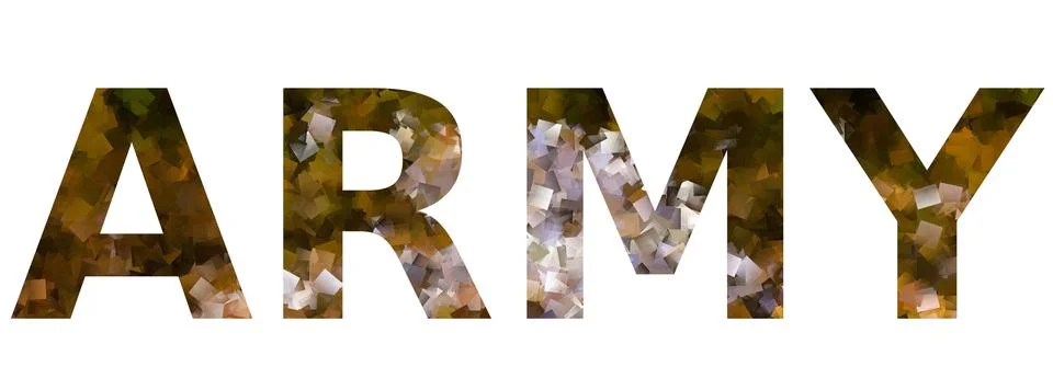 ARMY Stock Illustration