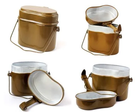 Army kettle Foto stock