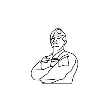 Army man icon vector design Stock Illustration