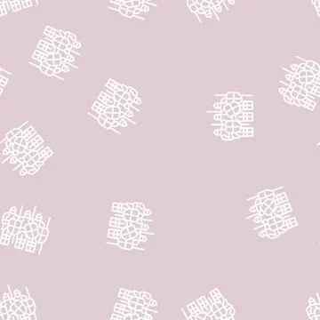 Army medieval line seamless pattern Stock Illustration