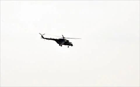 Army military helicopter Stock Photos