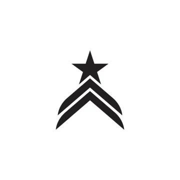Army military vector icon Stock Illustration