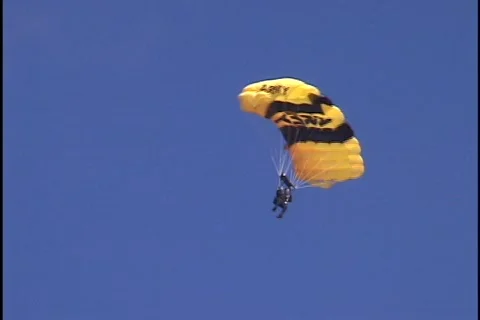 Army Parachute Stock Footage 296792