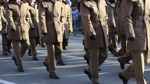 Army Parade Video stock 33367150