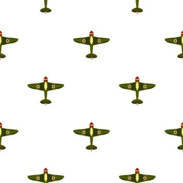 Army plane pattern flat Stock Illustration