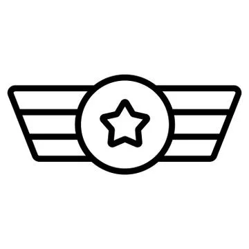 Army of the race icon vector. Isolated contour symbol illustration 스톡 일러스트
