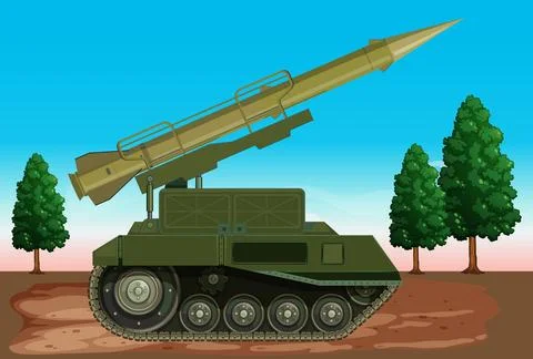 Army Rocket Concept Illustration Stock Illustration