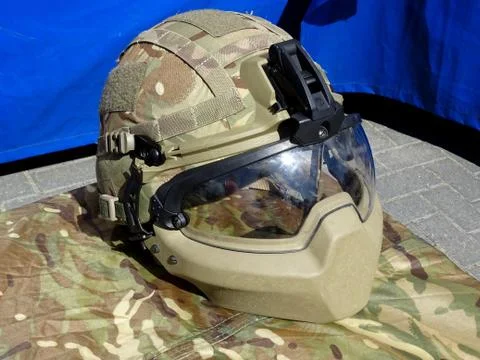 Army Safety Helmet Stock Photos