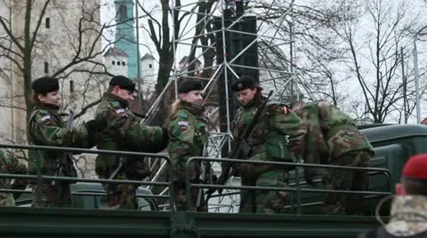 Army Soldiers Stock Footage 12590393