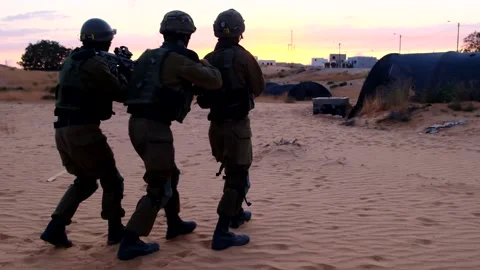 Army Special Forces Action Tank Attack Battle Building Combat Stock Footage 139470791