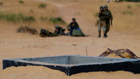 Army Special Forces Action Tank Attack Battle Building Combat Stock Footage 139471465