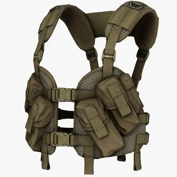 afijo pirámide difícil de complacer 3D Model: Army Tactical Vest "Otter 3M Desert" #90899007