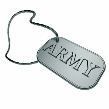 Army tag Stock Illustration