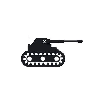 Army tank icon vector illustration design template Stock Illustration