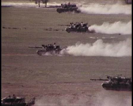 ARMY TANKS (1982) Stock Footage 45260824