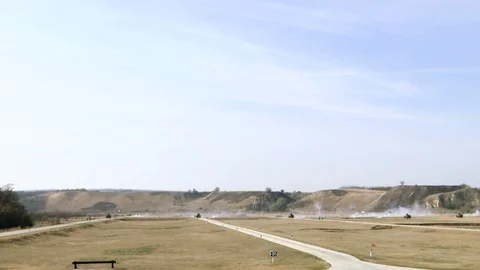 Army troops in the field Stock Footage 101418987