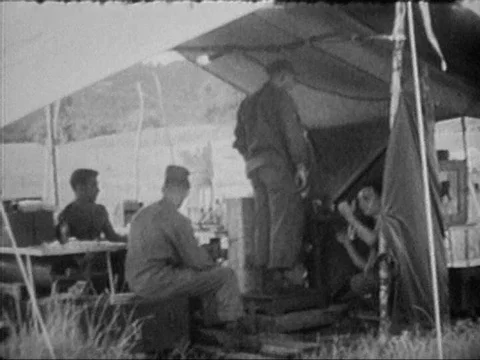 Army vehicles perform field tests in the upper grasslands of Panama and the Stock Footage 75266431