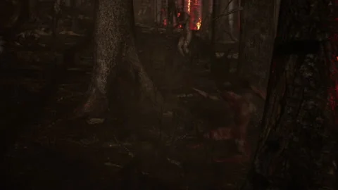 Army Zombie attacked astronauts and came under heavy fire 02 Stock Footage 232425232
