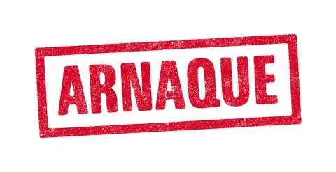 Arnaque ink stamp Stock Illustration