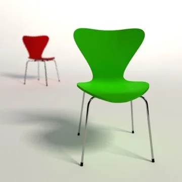 Arne Jacobsen 3107 chair 3D Model 91435632 Pond5