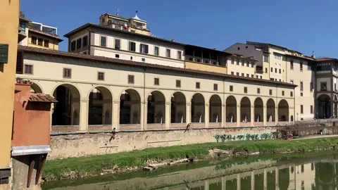 Arno river in Florence Video stock 151956182