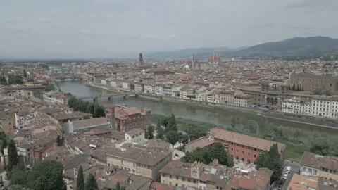 Arno river in Florence Stock Footage 312278962