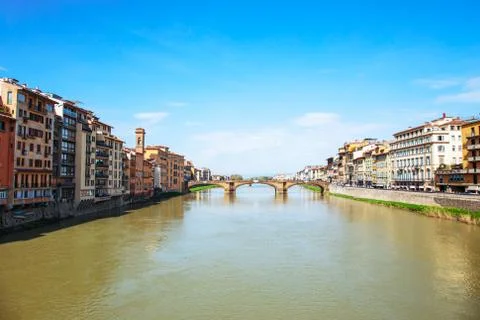 Arno river in Florence Fotos de archivo