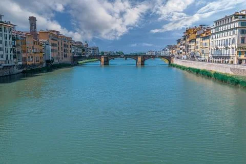 Arno River View Stock Photos