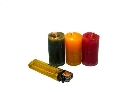 Aroma candle Stock Photos