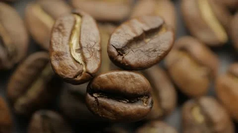 Aroma of coffee grains Stock Footage 11050825