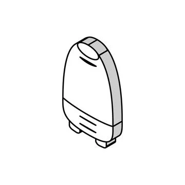 Aroma diffuser bottle perfume isometric icon vector illustration イラスト素材