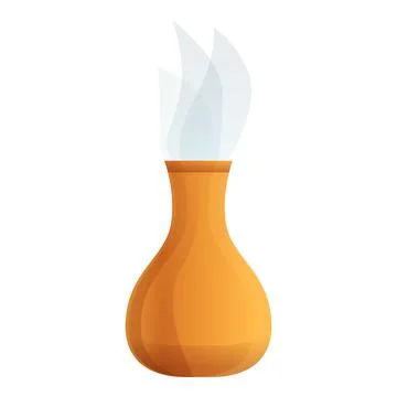 Aroma diffuser icon, cartoon style Illustrazione stock