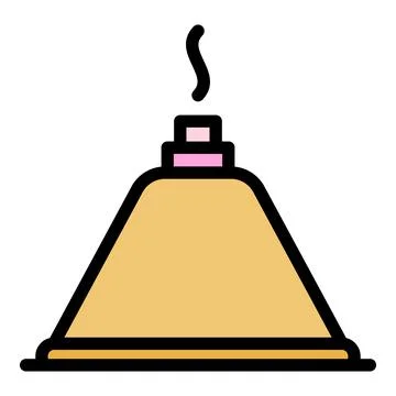 Aroma diffuser icon color outline vector イラスト素材