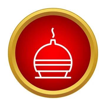 Aroma diffuser icon emitting scent for relaxation イラスト素材